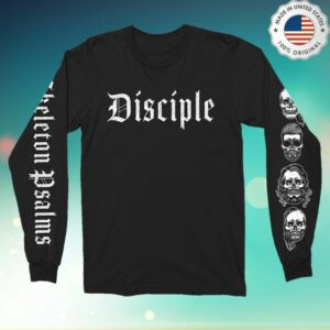 Disciple Merch Store Old English Skulls Long Sleeve Tee