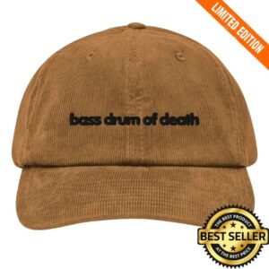 Distroville Merch Store Bass Drum Of Death Embroidered Corduroy Hat