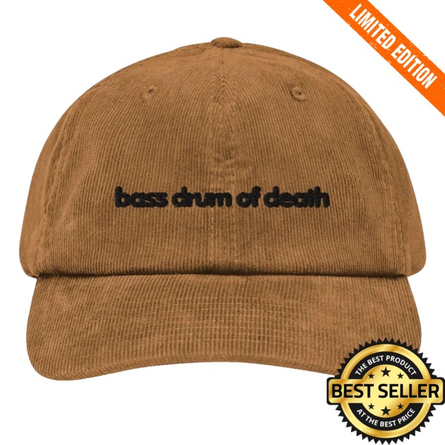 Distroville Merch Store Bass Drum Of Death Embroidered Corduroy Hat