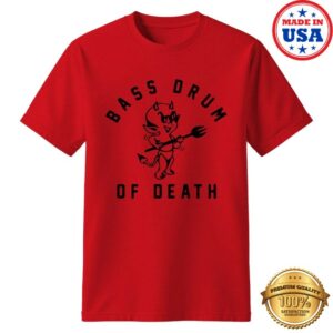 Distroville Merch Store Bass Drum Of Death Red T-Shirt