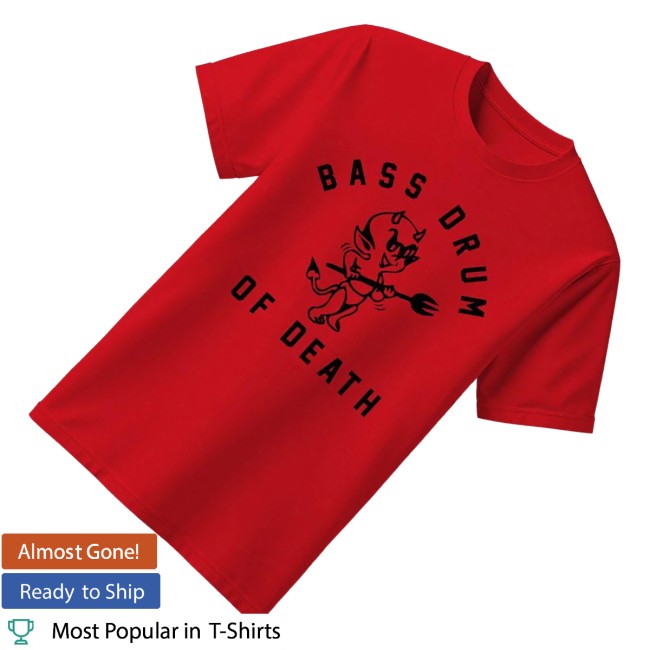 Distroville Merch Store Bass Drum Of Death Red T-Shirt