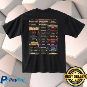 Do Lab And Lightning In A Bottle Store Merch Lib 2026 Black Line Up Tee