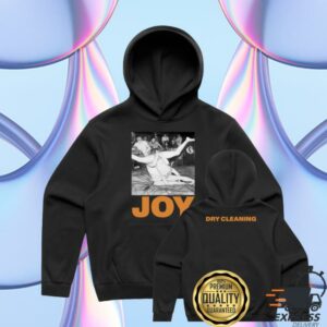 Dry Cleaning Merch Shop Joy Black Hoodies