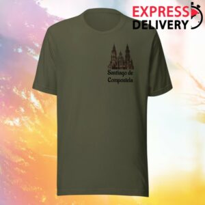 El Camino Merch Store Santiago De Compostela Cathedral Tee