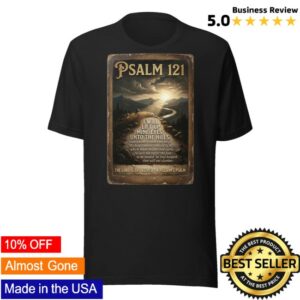 El Camino Merch Store The Pilgrims Psalm Psalm 121 Tee