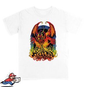 Electric Witch Merch Store Fyreborn T-Shirt White