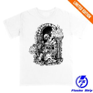 Electric Witch Merch Store Rat Mage T-Shirt Greyscale Edition