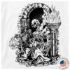 Electric Witch Merch Store Rat Mage T-Shirt Greyscale Edition