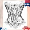 Emei Store Merch Corset T-Shirt 2 Emei Store Merch Corset T-Shirt