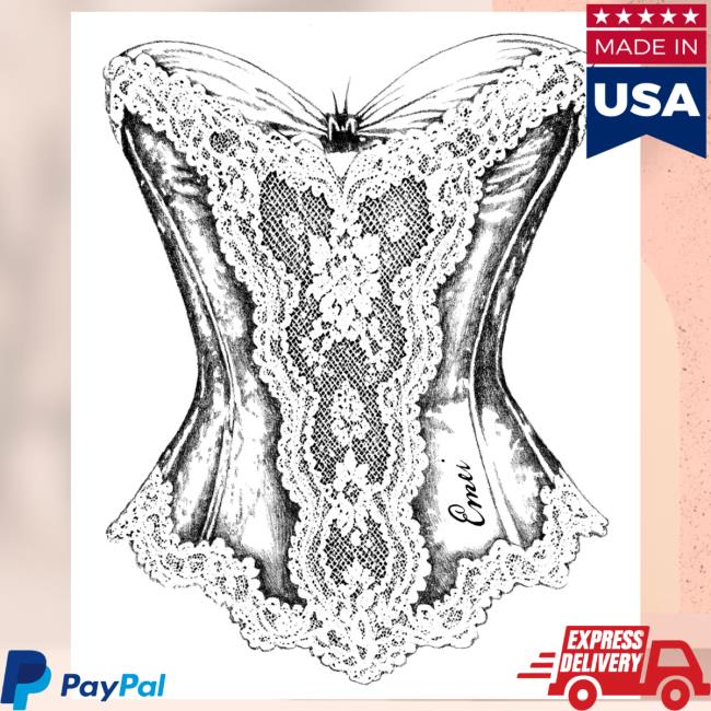 Emei Store Merch Corset T-Shirt 5 Emei Store Merch Corset T-Shirt