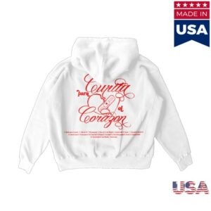 Empire Merch Store Zhamira Curita Para El Corazon Hoodie (White)