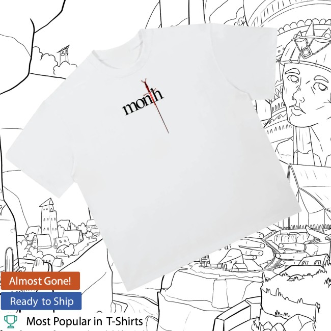 Employee Of The Month Merch Store Sword Shirt White 3 Employee Of The Month Merch Store Sword Shirt White