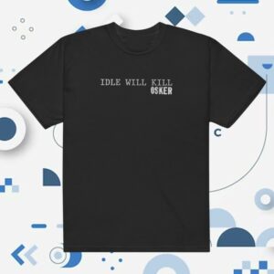 Epitaph Records Merch Store Osker Idle Will Kill T-Shirt Black