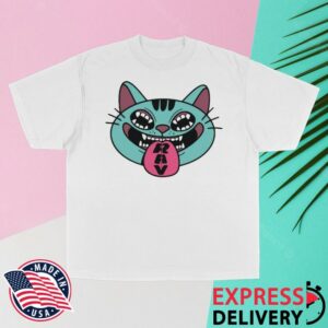 Exociety Store Merch Rav Cat Oversized Tee Bttj