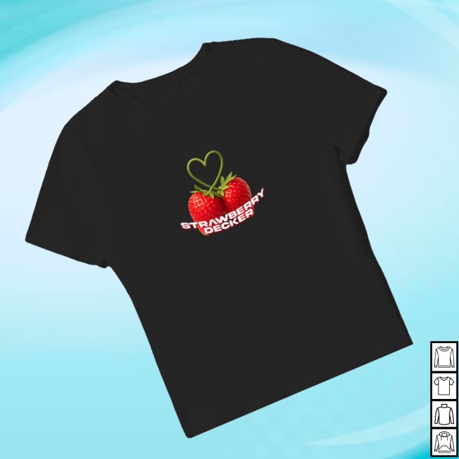 Figgmarket Store Merch Strawberry Decker Shirt Black