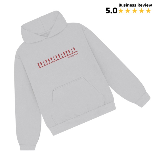 First Day Back Store Merch Piano Hoodie