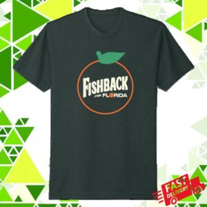 Fishback Merch Store Big Orange Tee Black