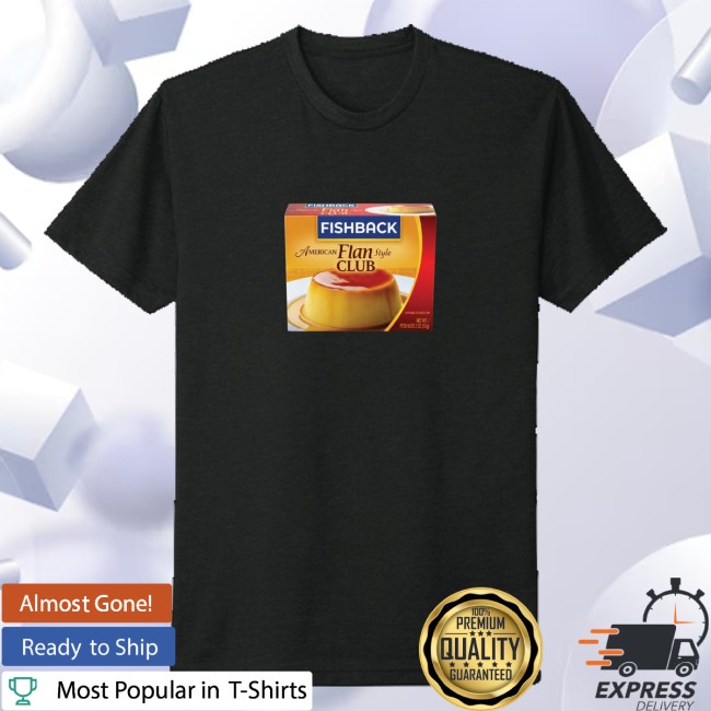 Fishback Merch Store Fishback Flan Club Tee Black 3 Fishback Merch Store Fishback Flan Club Tee Black