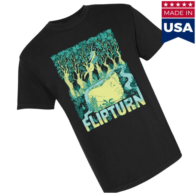 Flipturn Store Merch Mind's A River Shirt (Black)