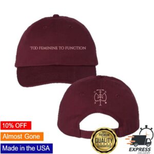 Florence And Themachine Merch Shop Store Too Feminine To Function Cap