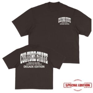 For The Culture Clothing Merch Culture State Decade Edition T-Shirt