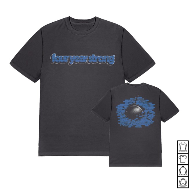 Four Year Strong Store Merch Brick Wall Shirt
