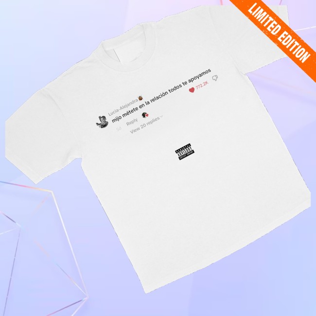 Fuerza Regida Store Merch T.N.S White Shirt