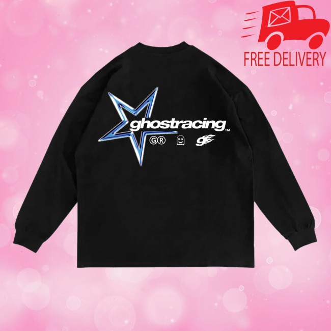 Ghost Racing Store Merch Pista Hype Beast Long Sleeve Black