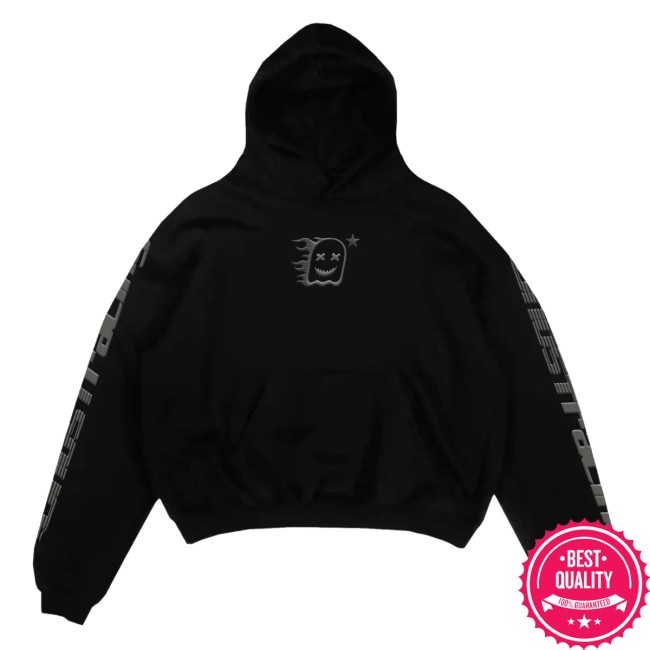 Ghost Racing Store Merch Y2k Ghoststar Hoodie Black