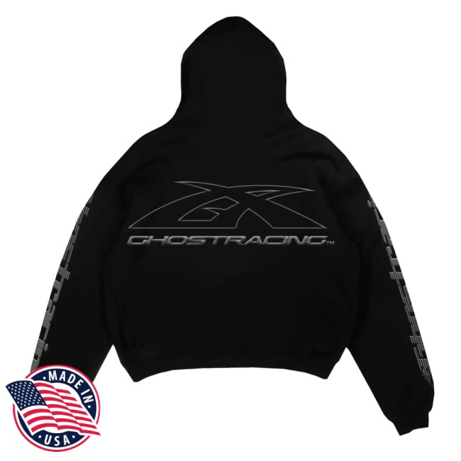 Ghost Racing Store Merch Y2k Ghoststar Hoodie Black