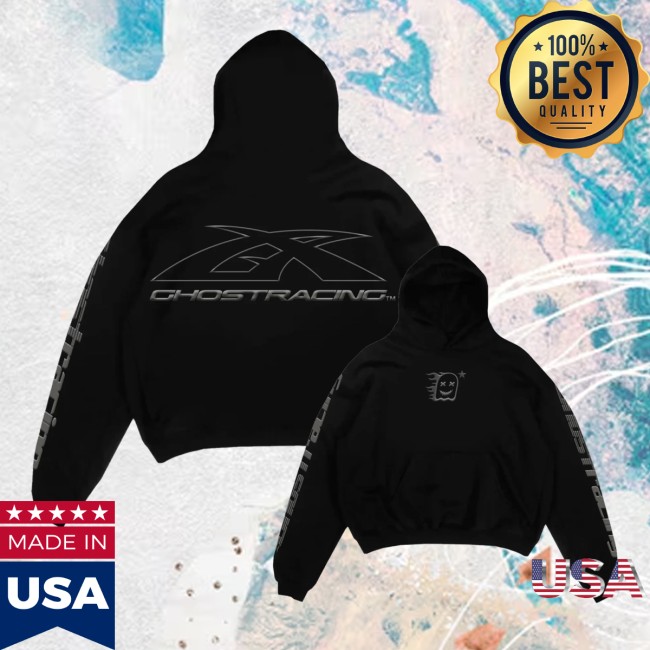 Ghost Racing Store Merch Y2k Ghoststar Hoodie Black