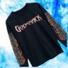 Godsmack Merch Shop Flame Guitar Long Sleeve