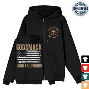Godsmack Merch Shop Loud And Proud Zip Hoodies