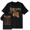 Godsmack Merch Shop The Rise Of Rock Admat Itin Tee Shirt