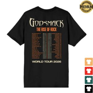Godsmack Store Merch The Rise Of Rock Admat Itin Shirt