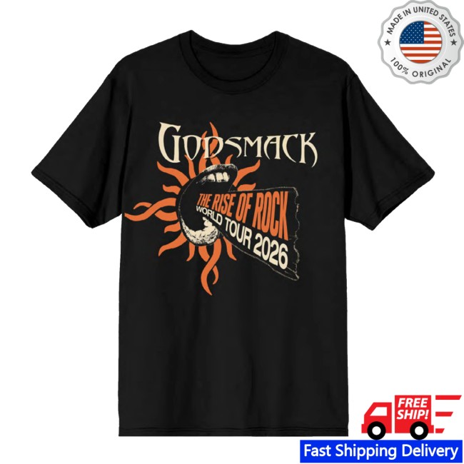Godsmack Store Merch The Rise Of Rock Admat Itin Shirt