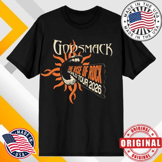 Godsmack Store Merch The Rise Of Rock Admat Itin Tee