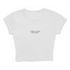 Gracie Abrams Merch Shop Store Daughter From Hell Text White Baby Tee