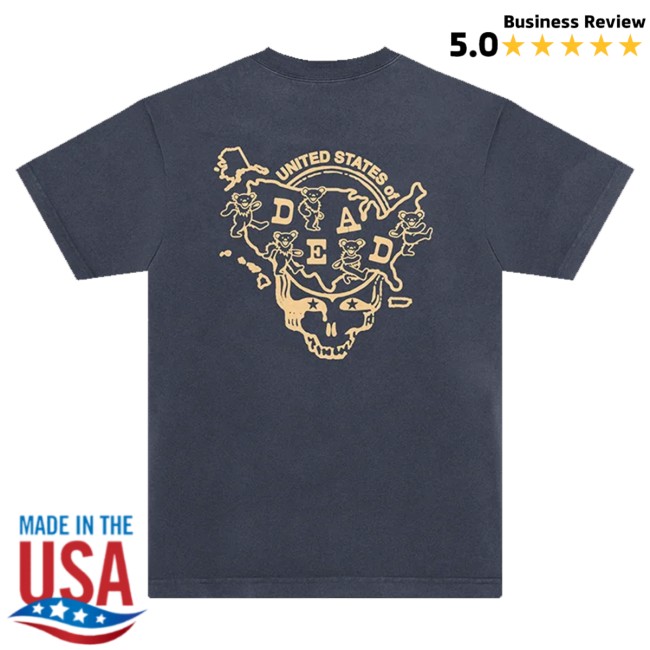 Grateful Dead Merch Store Tennessee United States Of Dead T-Shirt