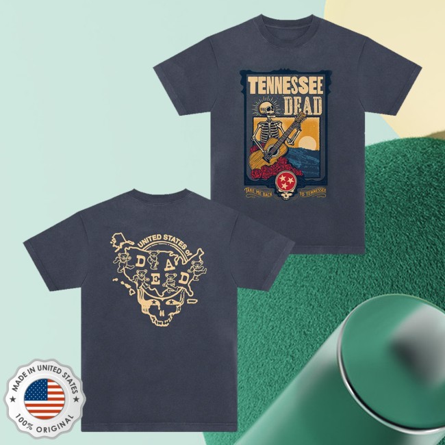 Grateful Dead Merch Store Tennessee United States Of Dead T-Shirt