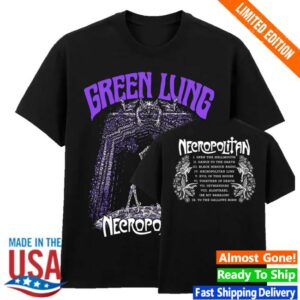 Green Lung Merch Shop Store Necropolitan Tee Black