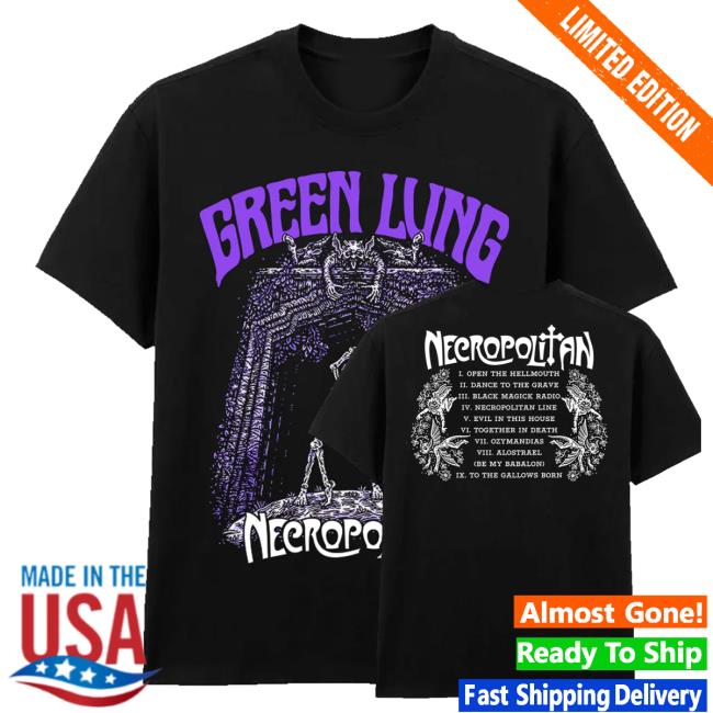Green Lung Merch Shop Store Necropolitan Tee Black