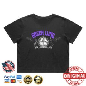 Green Lung Merch Shop Store The Necropolitan Club Crop Tee Black