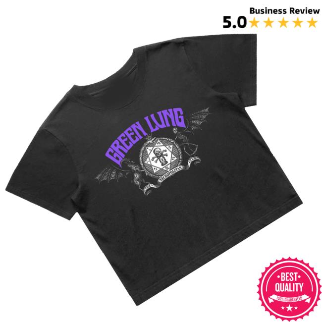 Green Lung Merch Shop Store The Necropolitan Club Crop Tee Black