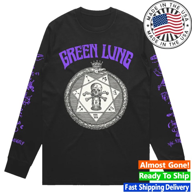 Green Lung Merch Store Necropolitan Seal Longsleeve Black