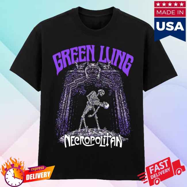 Green Lung Merch Store Necropolitan Tee Black