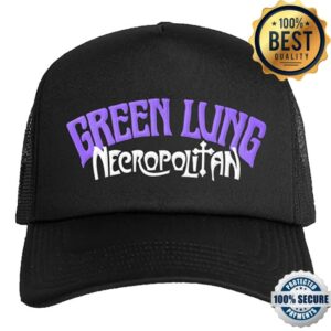 Green Lung Merch Store Necropolitan Trucker Cap Black