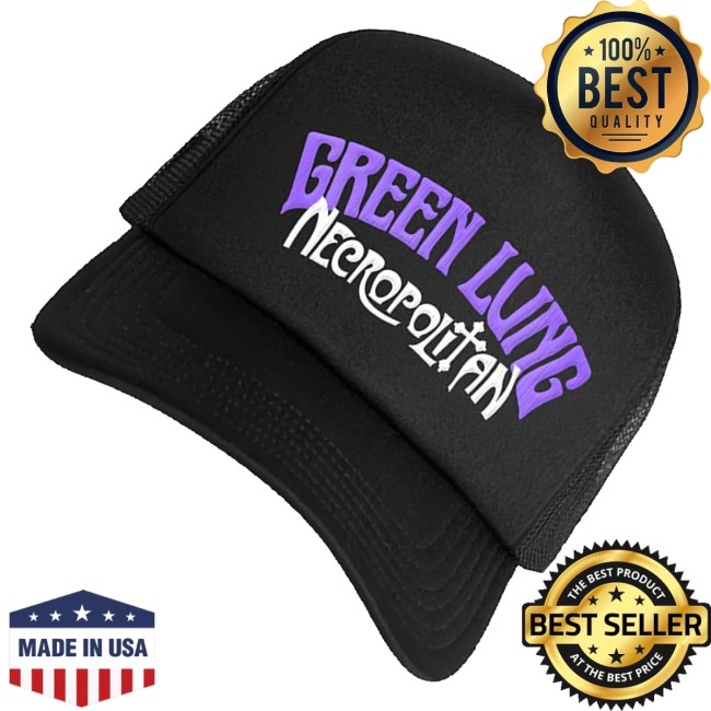 Green Lung Merch Store Necropolitan Trucker Cap Black