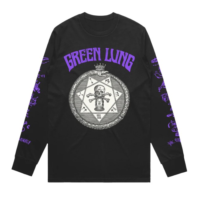Green Lung Store Merch Necropolitan Seal Longsleeve Black