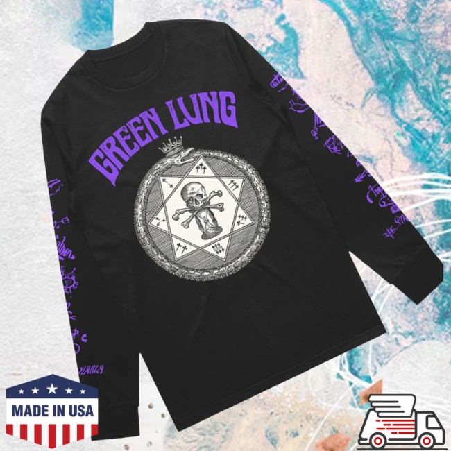 Green Lung Store Merch Necropolitan Seal Longsleeve Black